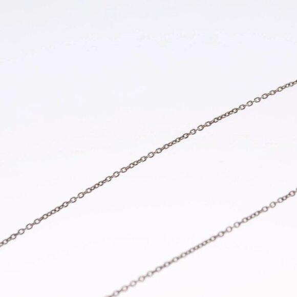 TIFFANY&Co. Double Loop Necklace Ag925 Silver Auth am7913 - Picture 7 of 16